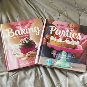 American Girl Pink Kitchen Cookbooks